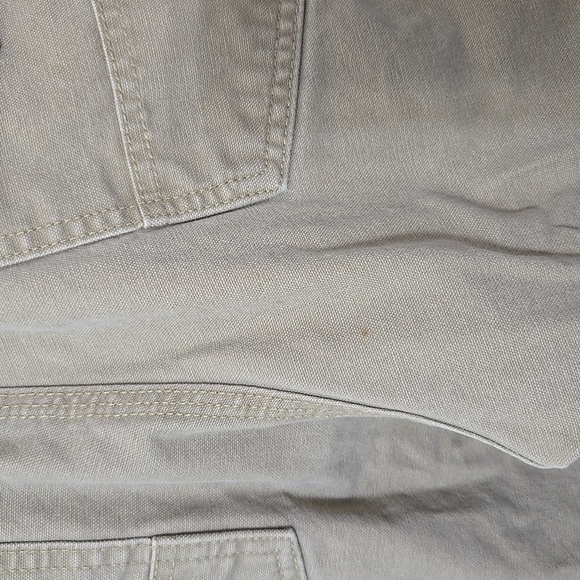 Men's BERNE WORK PANTS 32W×34L Good SHAPE!! SEE PICS!! STRONG DURABLE TAN - Picture 9 of 9